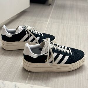 adidas Originals Gazelle Bold - Black and White